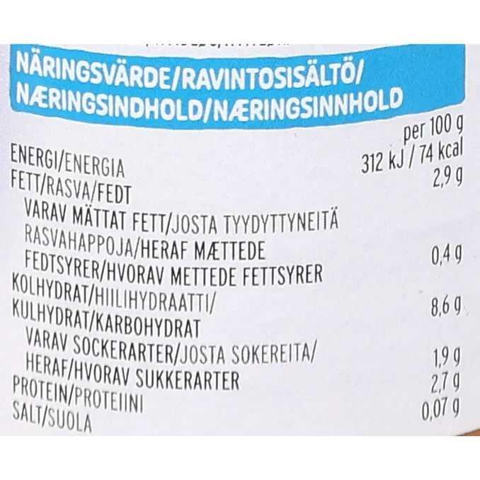 Barnmat Italiensk Pasta 12-pack