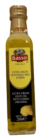Basso Olivenolje Med Sitron 250ml