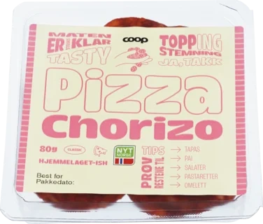Coop Pizza Chorizo 80g