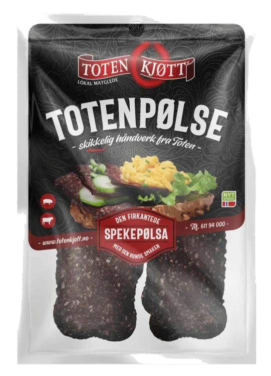 Totenpølse 100g Toten Kjøtt