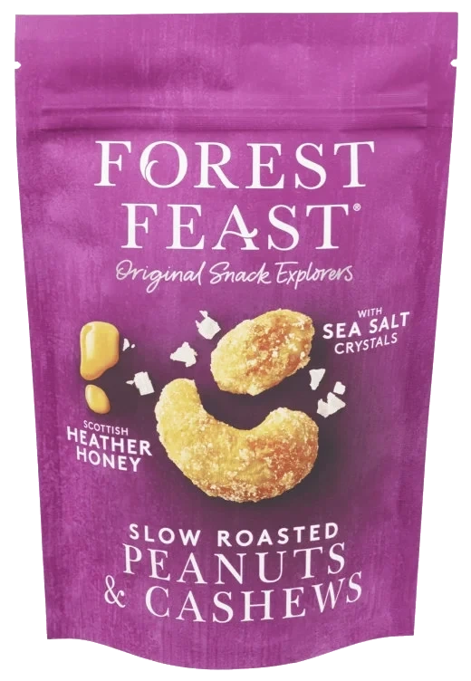 Peanuts&Cashews Honey Roast 120g Forest Feast
