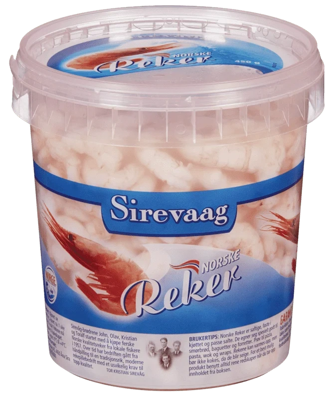 Reker i Lake 450g Sirevaag