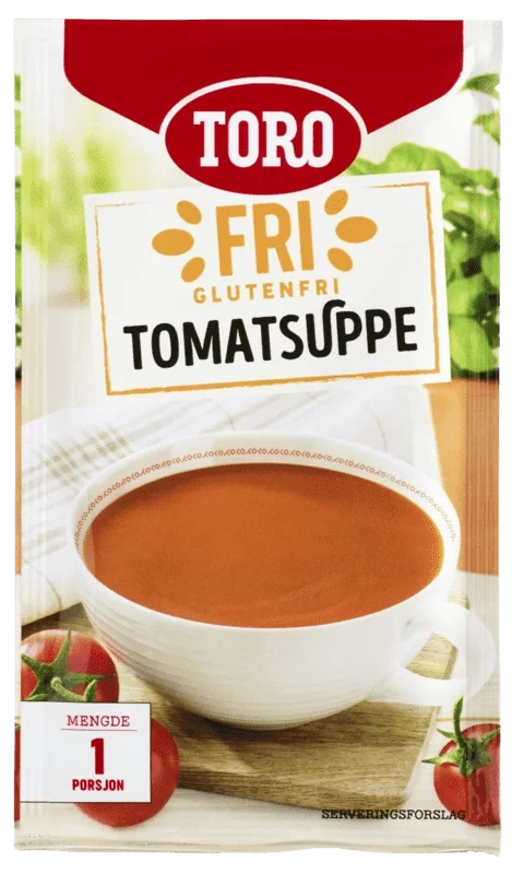 Toro Fri Tomatsuppe Porsjon Glutenfri