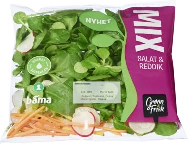 Mix Babyleaf & Reddik 90g Grønn&Frisk