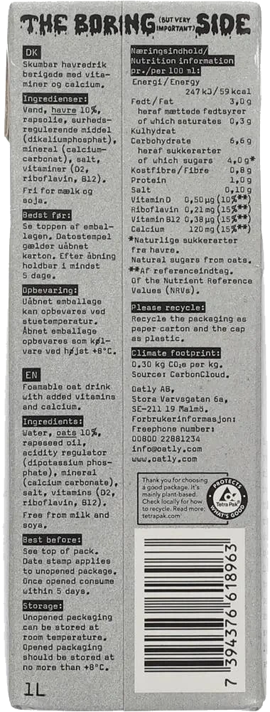 Havredrikk barista edition