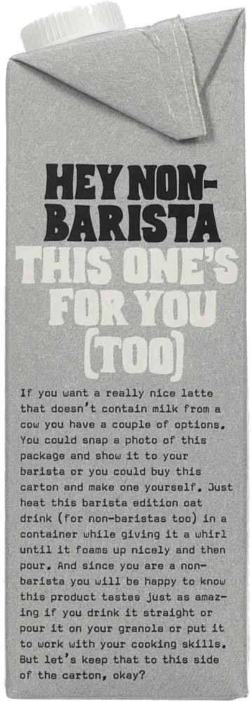 Havredrikk barista edition