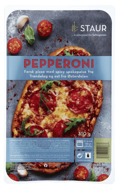 Staur Pizza med Pepperoni 310g