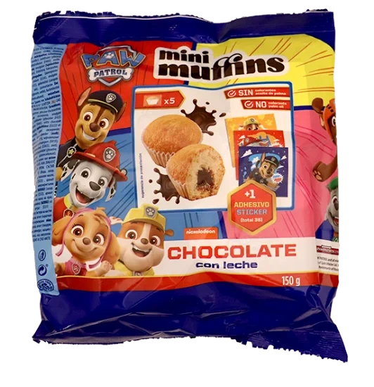 Paw Patrol Muffins m/Sjokoladefyll 150g