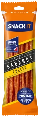 Kabanos med Ostesmak 120g Snack It