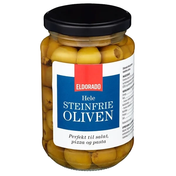 Oliven Grønn u/sten 335g Eldorado