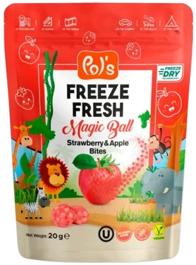 Pol's Freeze Dried Eple & Jordbær 20g