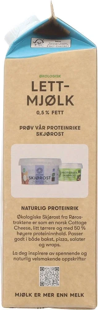 Økologisk lettmjølk