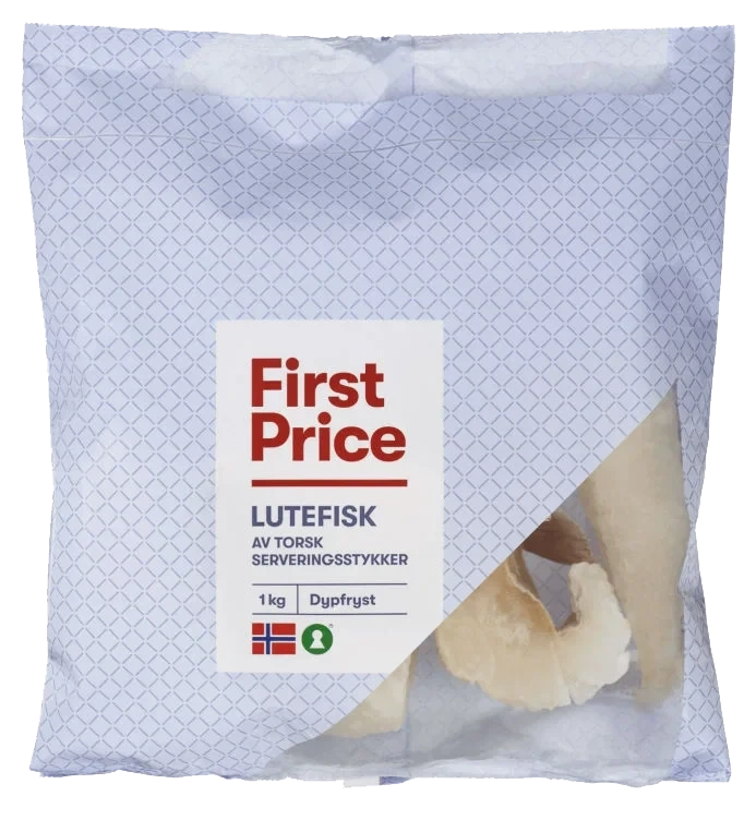 Lutefisk Serveringsstykker 1kg First P
