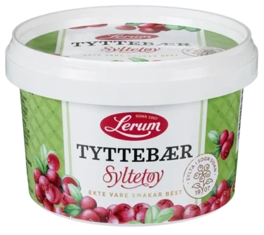 Tyttebærsyltetøy 600g Lerum