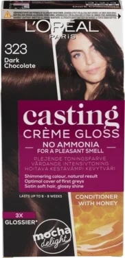 Loreal Paris     Casting Crème Gloss 323 Dark Chocolate