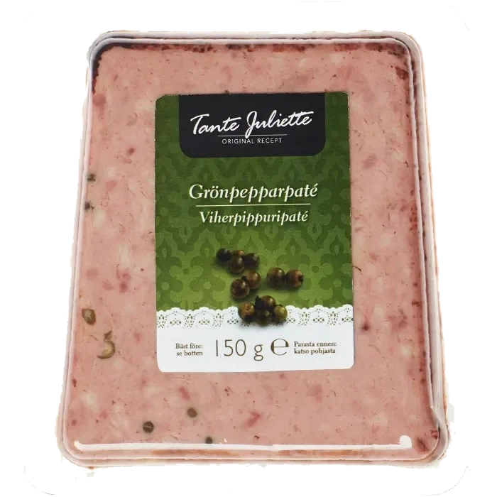 Grönpepparpaté 150g Tante Juliette