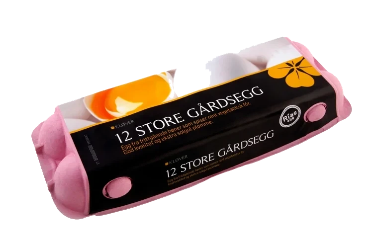 Store Gårdsegg Kløver 12pk