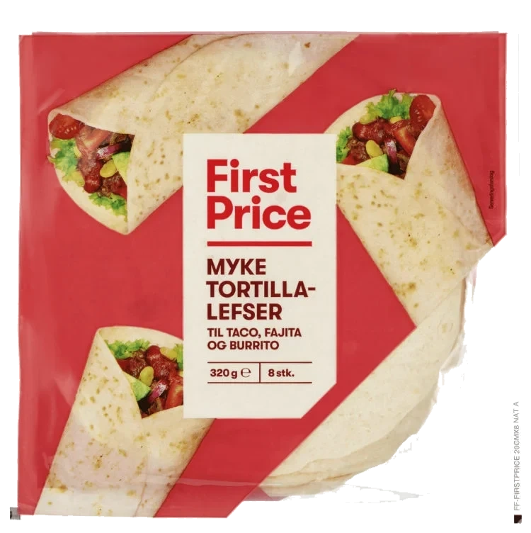 Tortilla 8pk 320g First Price