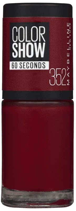 Maybelline Neglelakk Colorshow Downtown Red 352