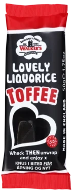 Liquorice Toffee Bar 50g Walkers