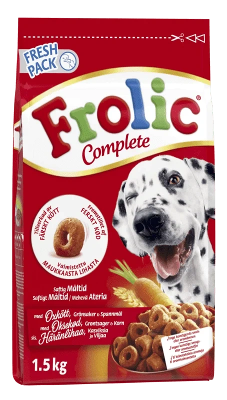 Frolic® Oksekjøtt Tørrför 1.5kg