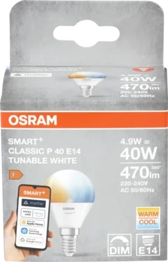 Smart+ Led Lyspære Clp Tw 40 E14 Wifi Matter