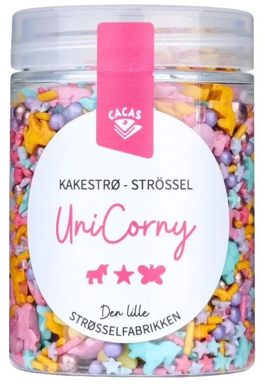 Kakestrø Enhjørning Unicorny 80g Cacas