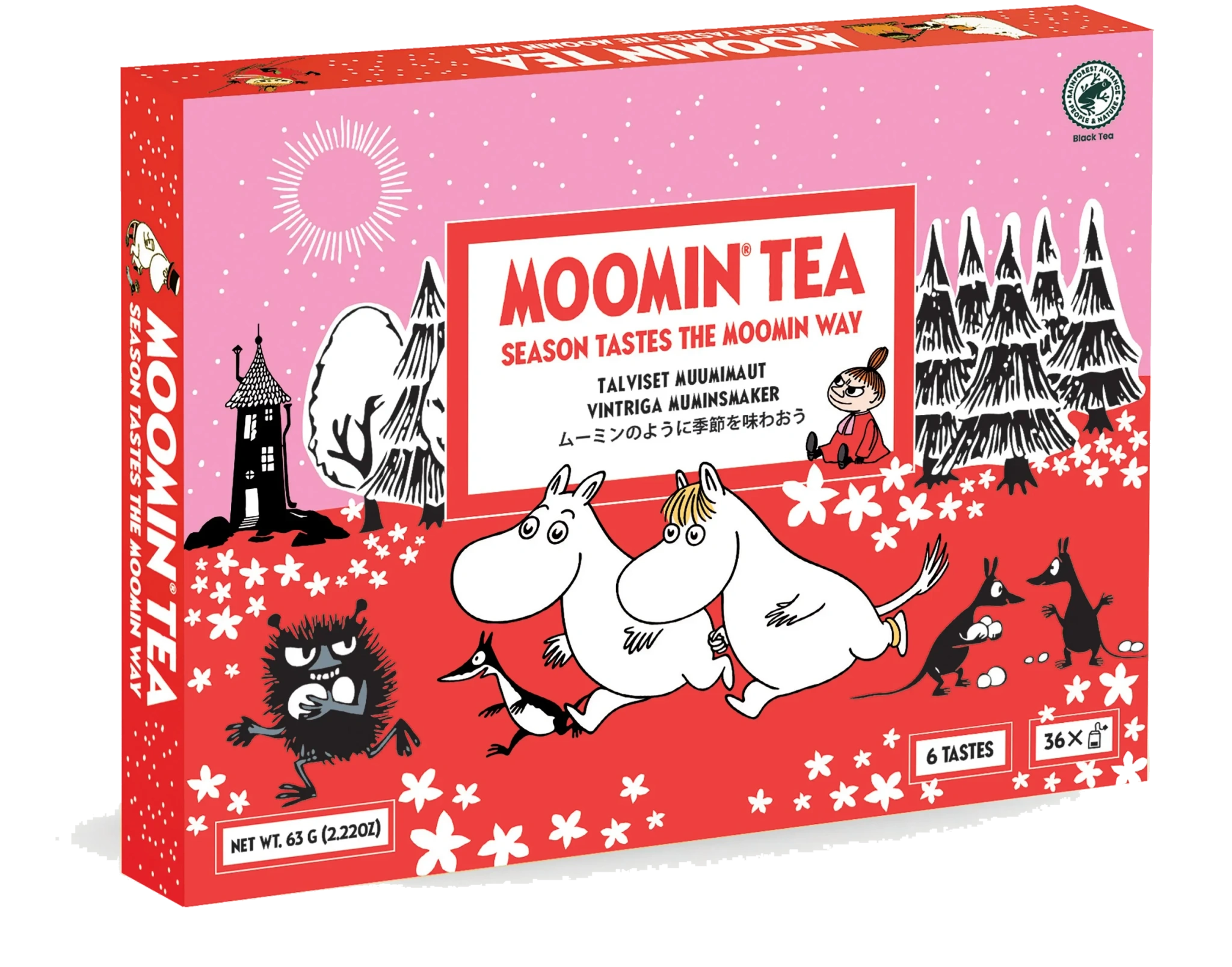 Svart te Vintriga Muminsmaker 36-pack