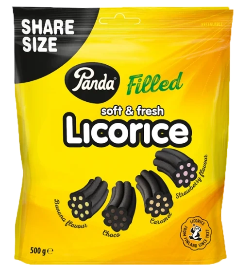 Panda Filled Licorice 500g