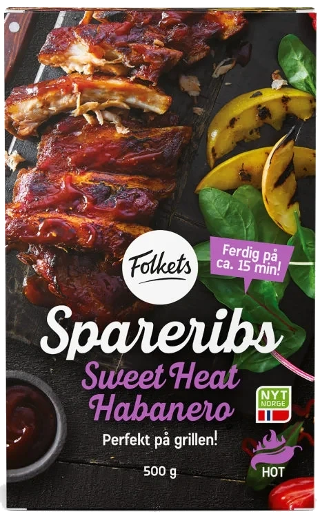 Spareribs Habanero 500g Folkets