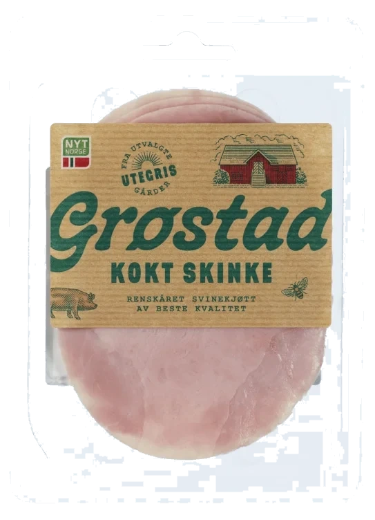 Kokt Skinke 100g Grøstad