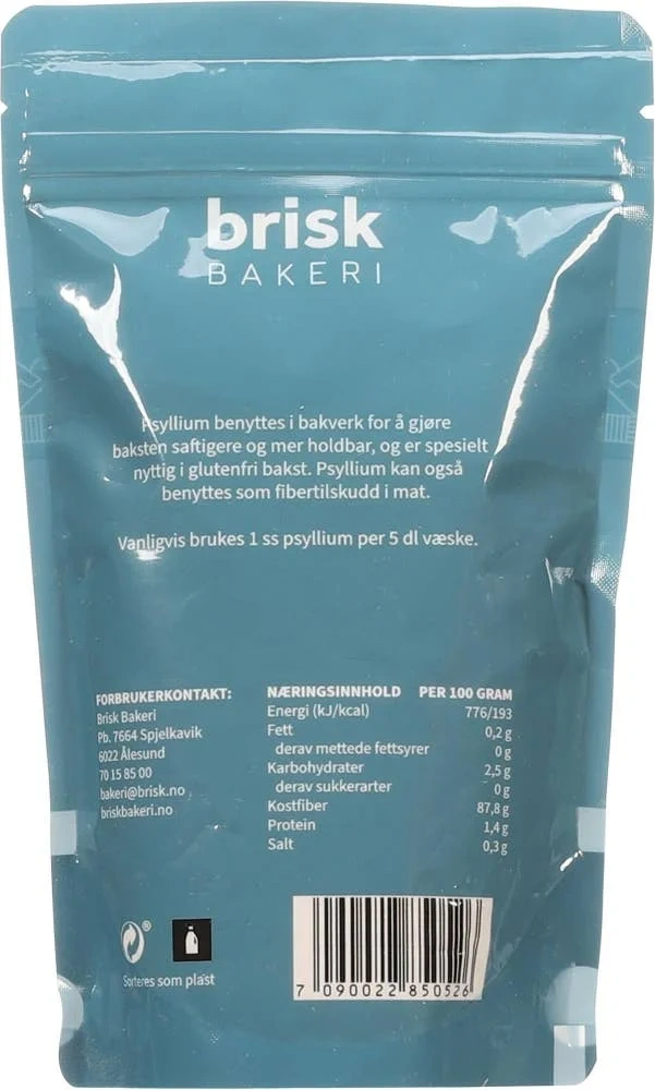 Psyllium malte frøskall