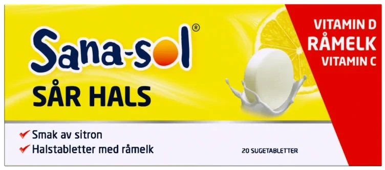 Sana-Sol Sår Hals 20stk