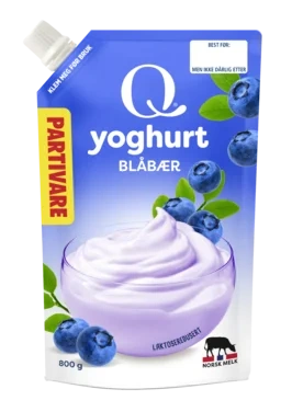 Q Yoghurt Blåbær 800g
