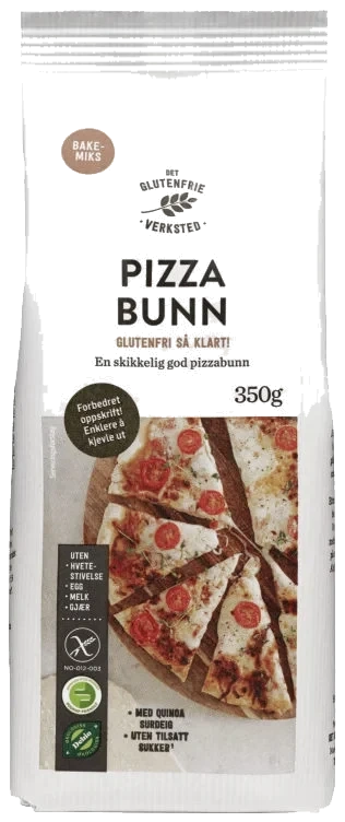 Pizzamiks 350g Detglutenfrieverksted