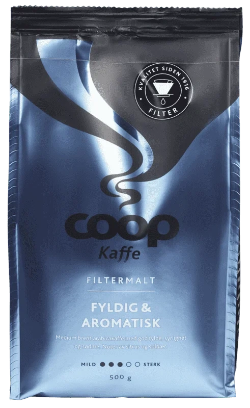 Coop Blå Filtermalt 500g