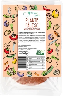 Plante Pålegg med Salami Smak