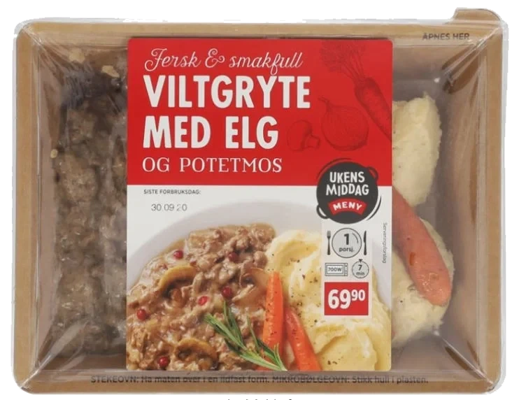 Viltgryte m/Potetmos 460g Meny