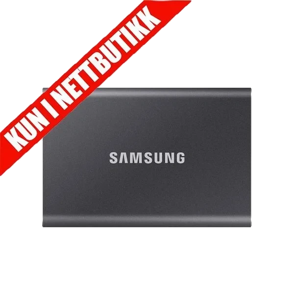 Samsung T7 ekstern SSD 1 TB (grå)