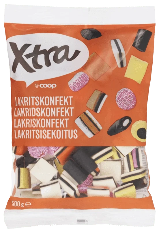 X-tra Lakriskonfekt 500g