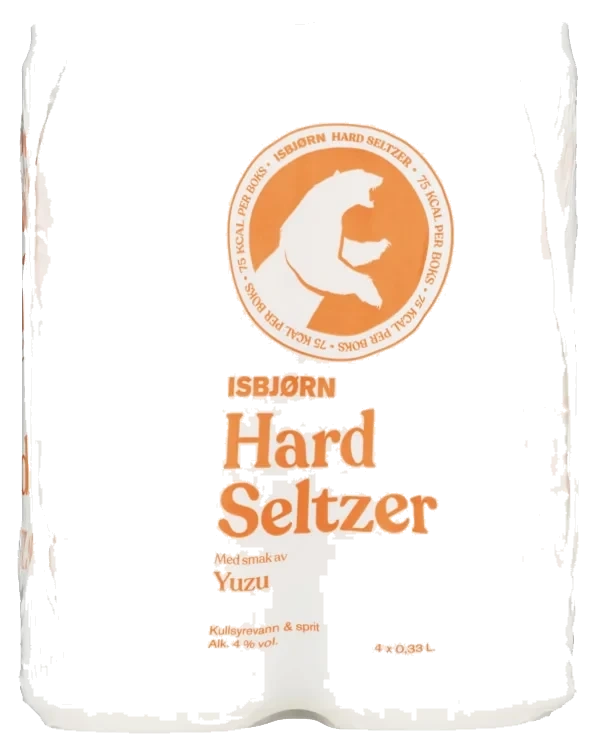 Mack Isbjørn Hard Seltzer Yuzu 0,33lx4 boks
