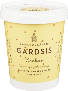Iskrem Krokan 500ml Bamsrudlåven Gårdsis