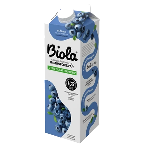 Biola Blåbær Uten 1000g