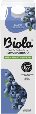Biola Blåbær Uten 1000g