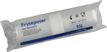 Frysepose Klar 15l 40x60cm Ldpe Lldpe