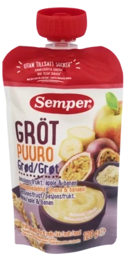 Semper Grøt Pasjonsfrukt 6mnd, 120g