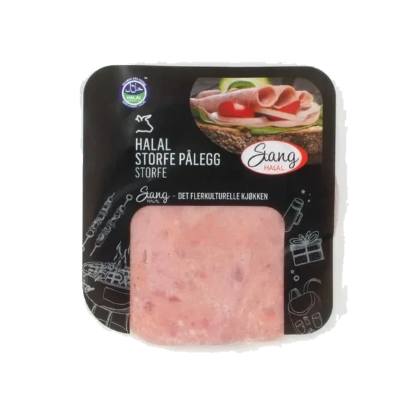 Storfe Pålegg Halal Skivet 200g Stang