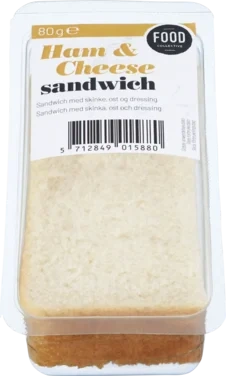 Food Collective Ham And Cheese Sandwich 80g