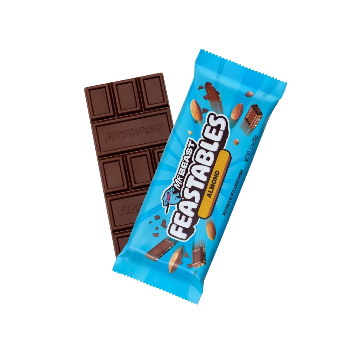 Mr Beast Feastables Almond Chocolate 60 g