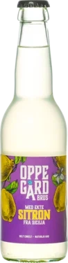 Oppegård Brus Sitron, 330ml Glassflasker